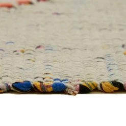 Multicolored Flatweave Wool Cotton Blend Rug - 9'7" X 13'4" 20 Multicolored Flatweave Wool Cotton Blend Rug - 9'7" X 13'4" -Home Comprehensive Shop 2011908 8