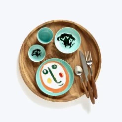 Feast Bread Plates, Set Of 4 -Home Comprehensive Shop 2012675 3