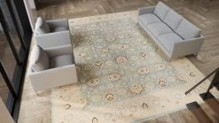 Blue Traditional Wool Rug - 12'2" X 15'10" -Home Comprehensive Shop 2013413 2