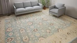 Blue Traditional Wool Rug - 12'2" X 15'10" -Home Comprehensive Shop 2013413 3