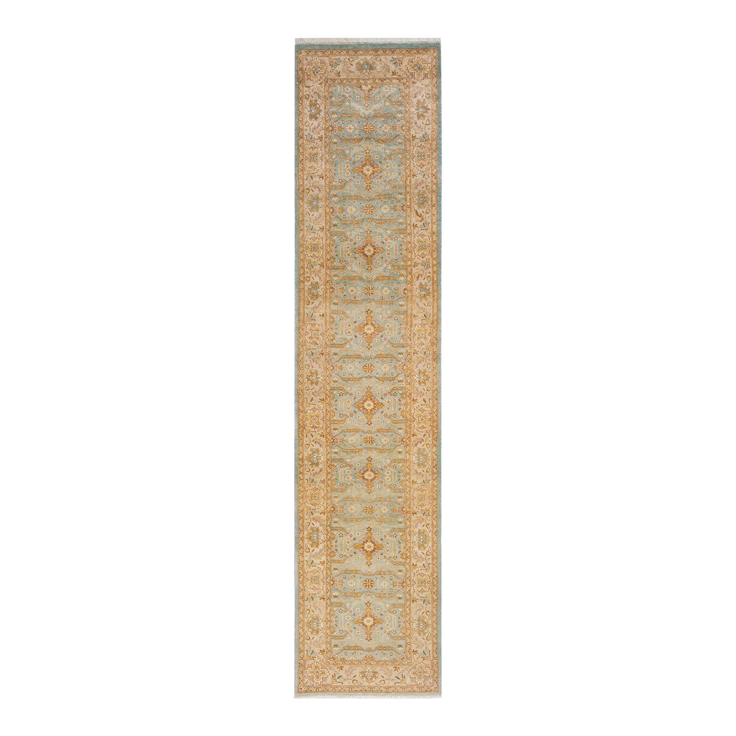 Neutral Traditional Wool Runner - 2'7" X 11'8" 3 Neutral Traditional Wool Runner - 2'7" X 11'8"