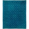 Blue Transitional Wool Rug - 7'10" X 9'3" 1 Blue Transitional Wool Rug - 7'10" X 9'3" -Home Comprehensive Shop 2013550 8