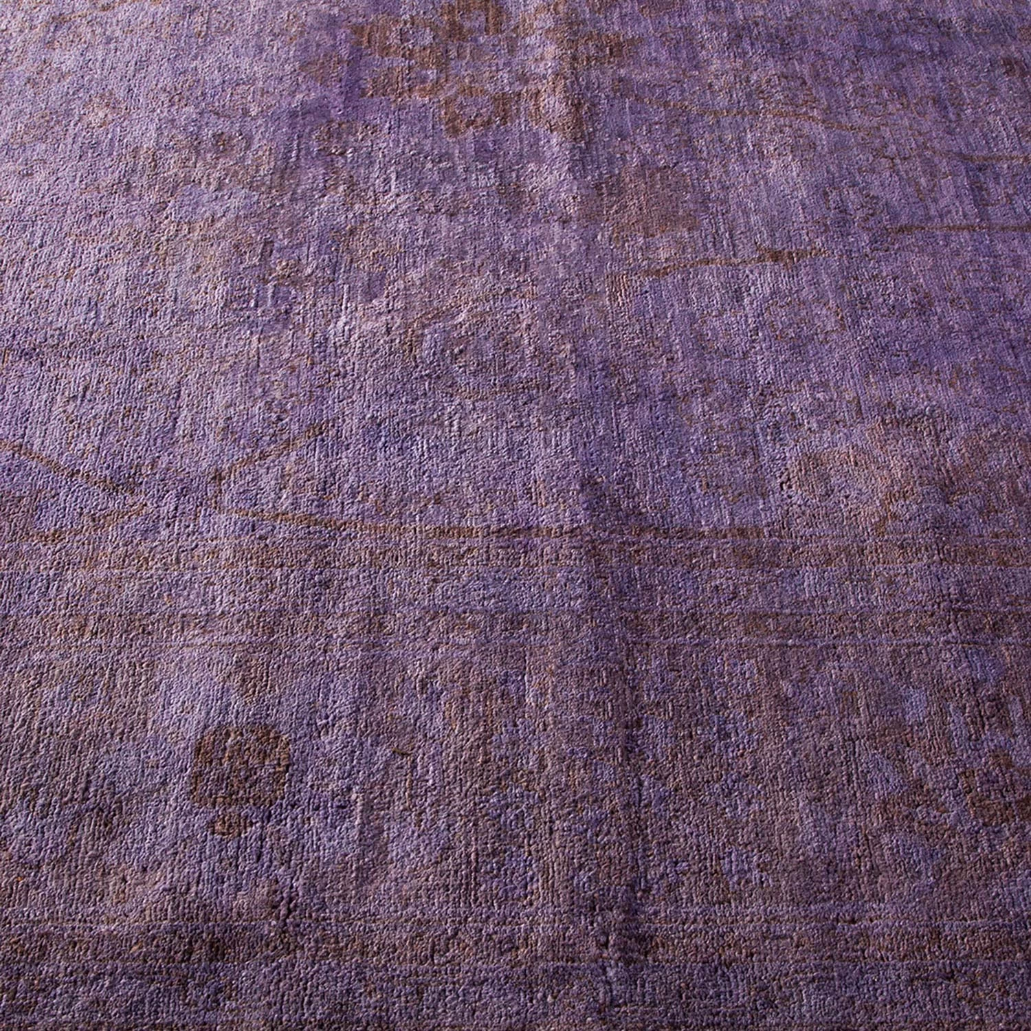 Purple Transitional Wool Rug - 8'10" X 17'5" 6 Purple Transitional Wool Rug - 8'10" X 17'5" - Image 4