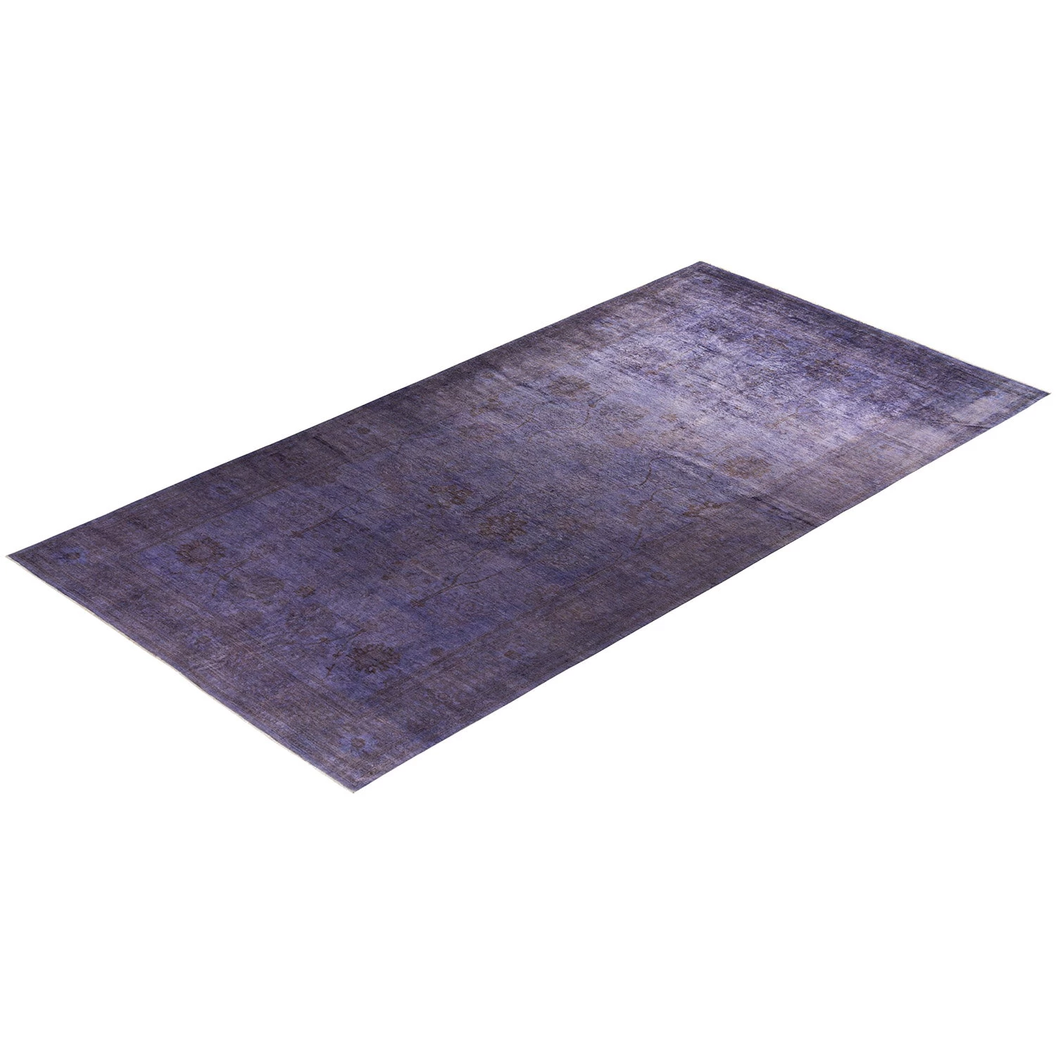 Purple Transitional Wool Rug - 8'10" X 17'5" 5 Purple Transitional Wool Rug - 8'10" X 17'5" - Image 3