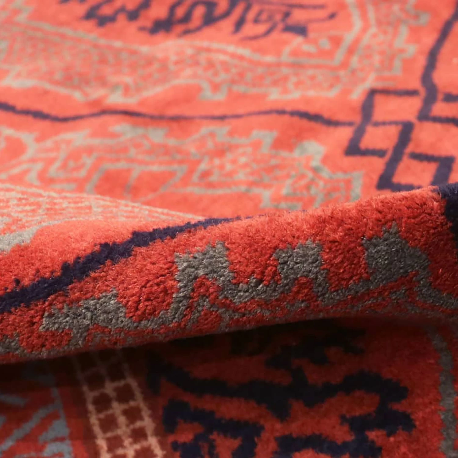 Red Antique Turkish Smyrna Rug - 10'3" X 13'10" 6 Red Antique Turkish Smyrna Rug - 10'3" X 13'10" - Image 4