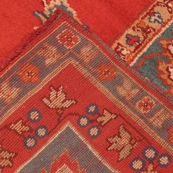 Red And Blue Antique Irish Rug - 13'3" X 13'8" 12 Red And Blue Antique Irish Rug - 13'3" X 13'8" -Home Comprehensive Shop 2013700 1