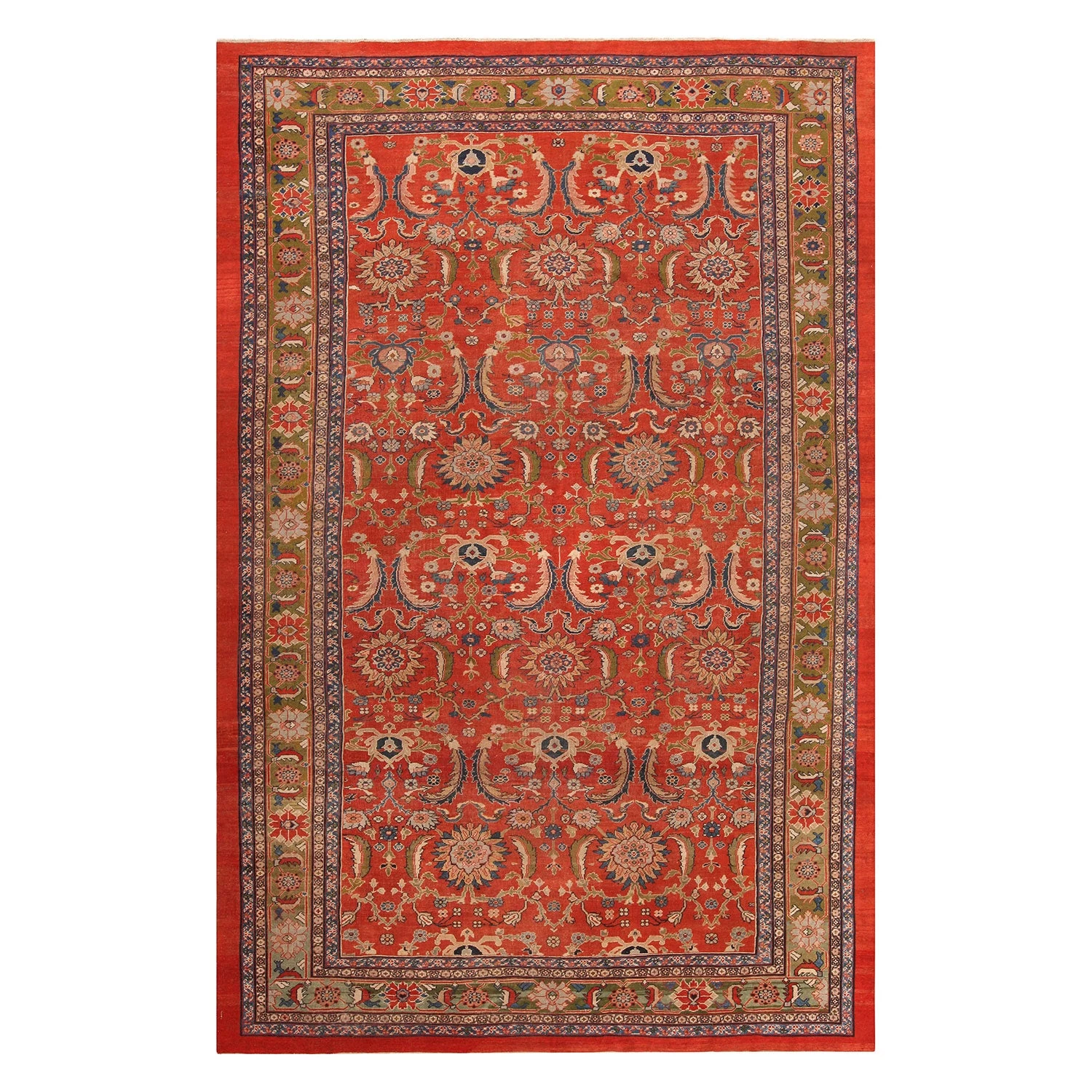 Persian Sultanabad Rug - 10'0" X 14'10" 3 Persian Sultanabad Rug - 10'0" X 14'10"