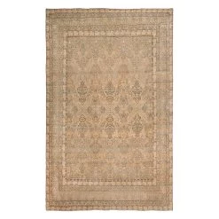 Gold Antique Persian Kerman Rug - 11'10" X 18'8"