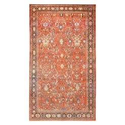 Red Antique Persian Sultanabad Rug - 13'6" X 23'0"