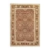 Brown Antique Indian Agra Rug - 5'9" X 8'5"