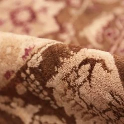 Brown Antique Indian Agra Rug - 5'9" X 8'5" 16 Brown Antique Indian Agra Rug - 5'9" X 8'5" -Home Comprehensive Shop 2013786 4