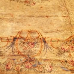 Pink Antique French Savonnerie Rug - 13'6" X 18' -Home Comprehensive Shop 2013787 2