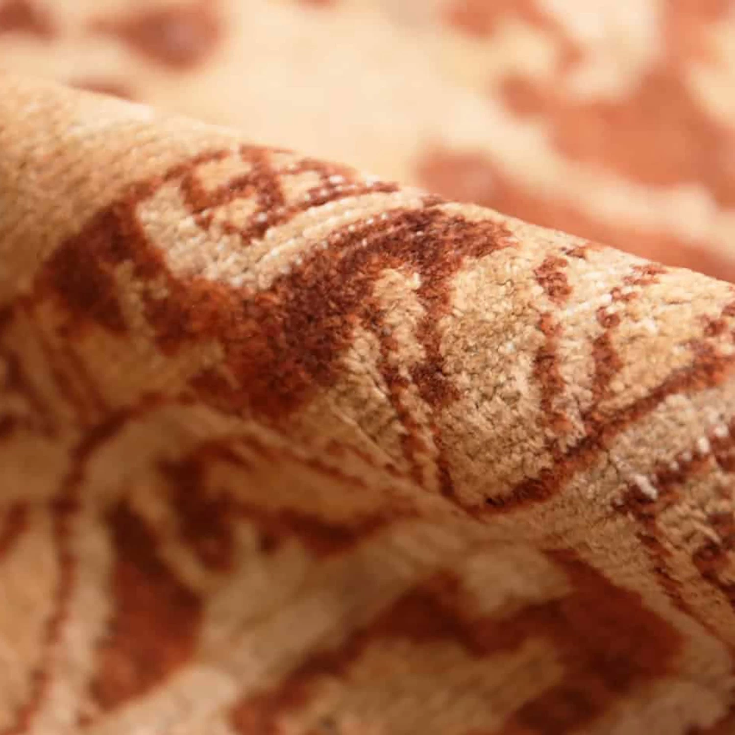 Gold Antique Indian Amritsar Rug - 4'0" X 7'2" 5 Gold Antique Indian Amritsar Rug - 4'0" X 7'2" - Image 3