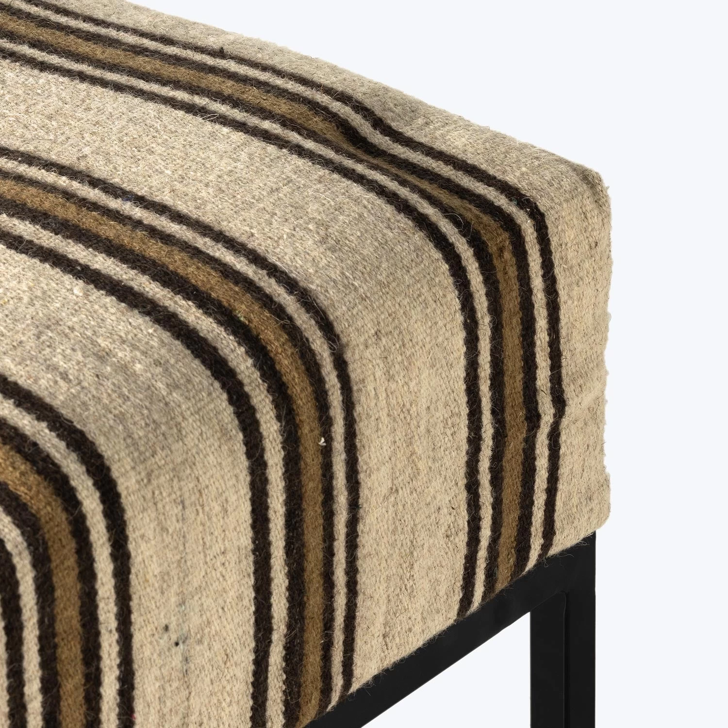 Kilim Upholstered Accent Bench 8 Kilim Upholstered Accent Bench - Image 6