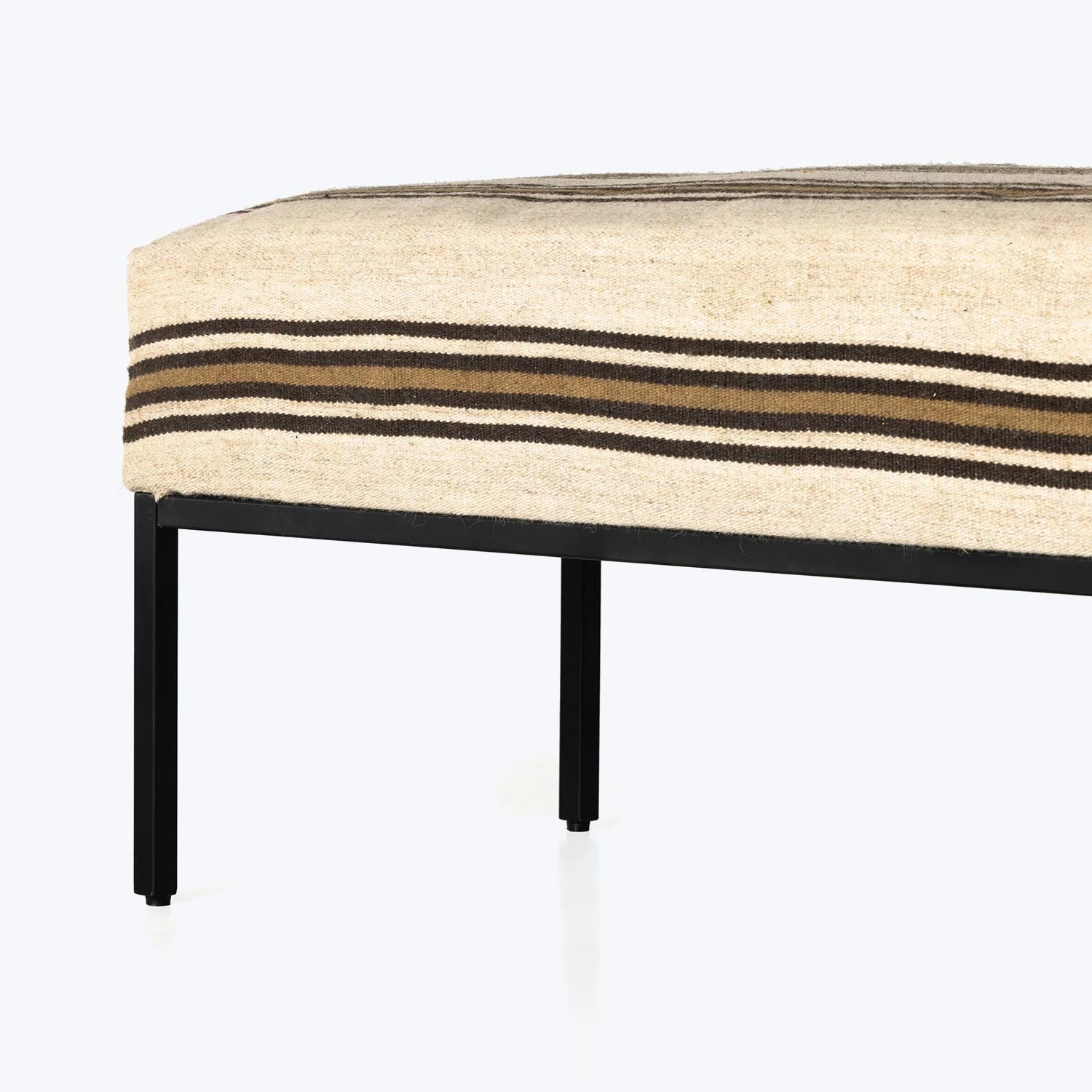 Kilim Upholstered Accent Bench 9 Kilim Upholstered Accent Bench - Image 7