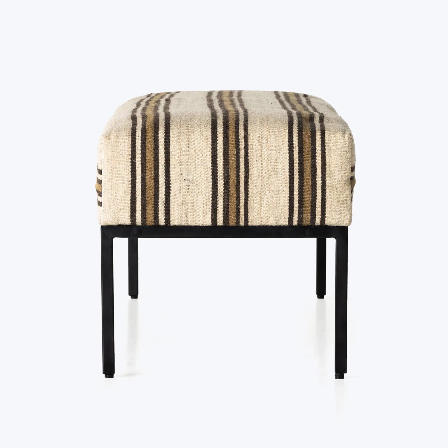 Kilim Upholstered Accent Bench 10 Kilim Upholstered Accent Bench - Image 8