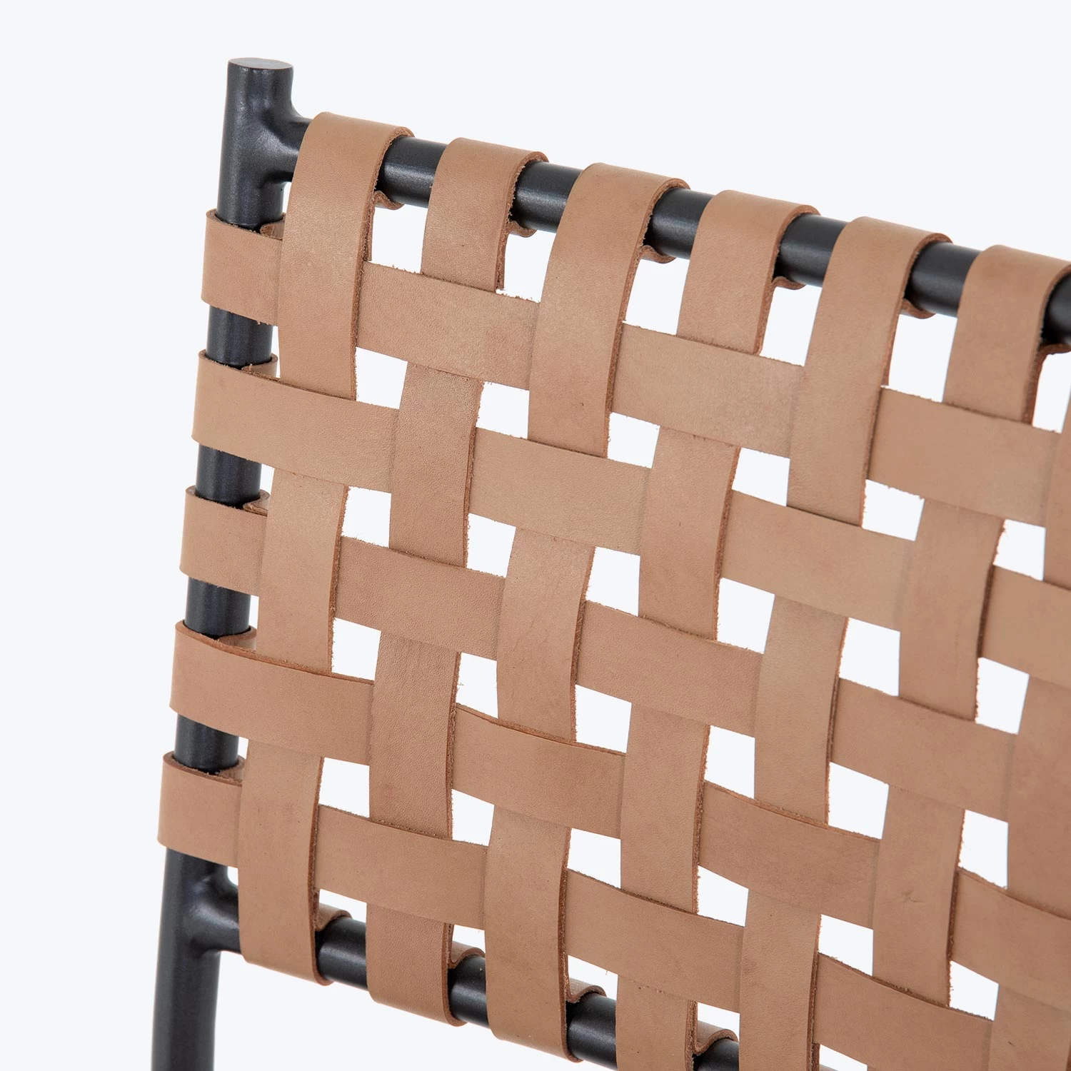 Woven Leather Counter Stool 7 Woven Leather Counter Stool - Image 5