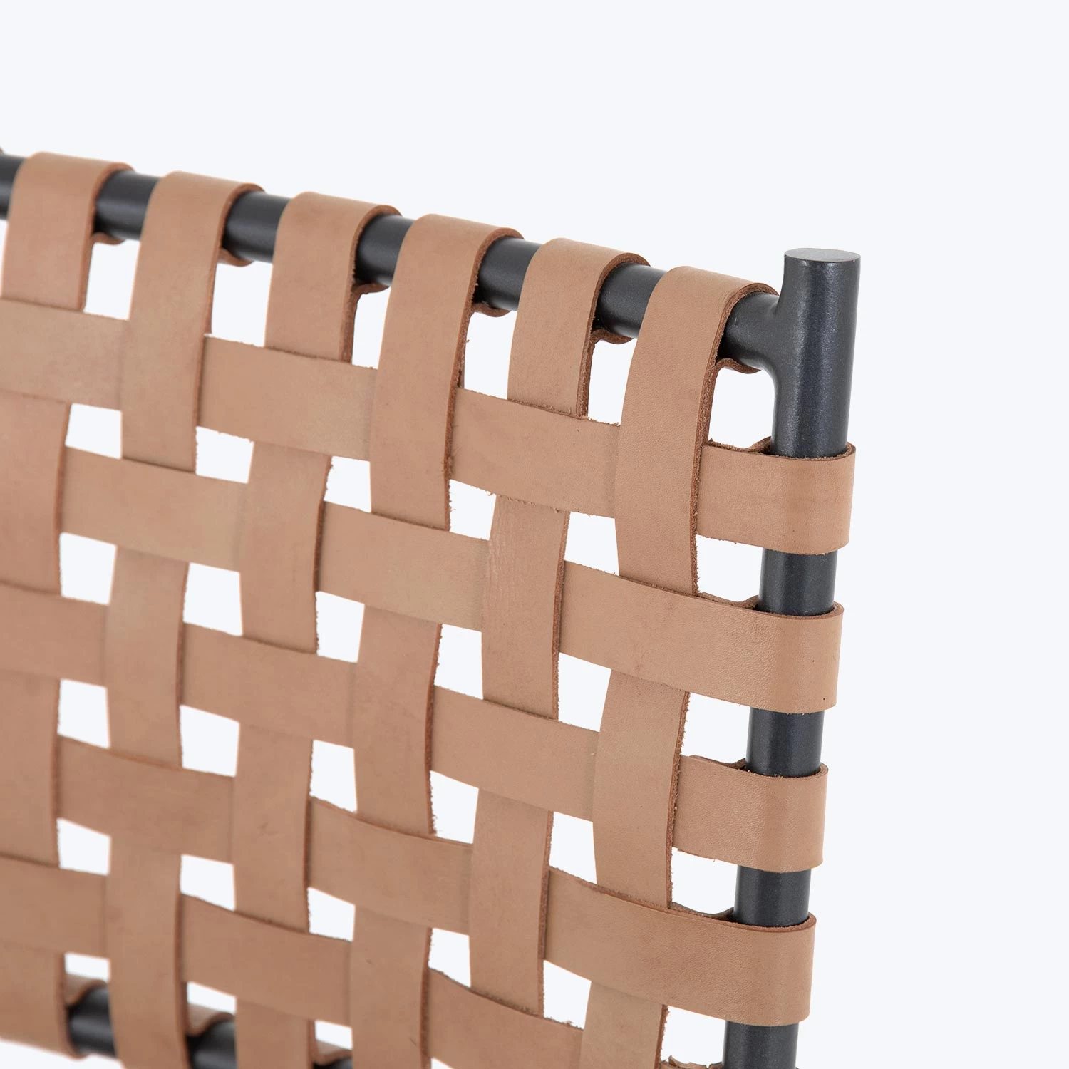 Woven Leather Counter Stool 8 Woven Leather Counter Stool - Image 6