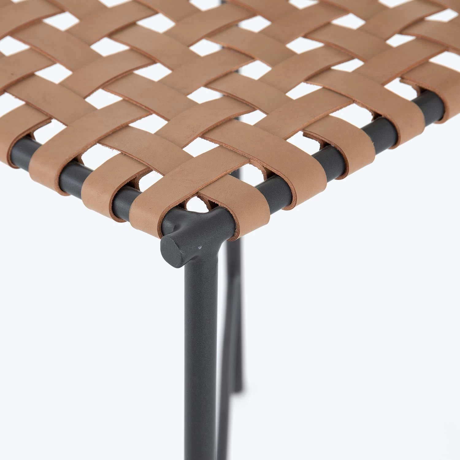 Woven Leather Counter Stool 9 Woven Leather Counter Stool - Image 7
