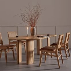 Oval Wood Dining Table -Home Comprehensive Shop 2014323 13