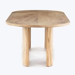 Oval Wood Dining Table -Home Comprehensive Shop 2014323 3