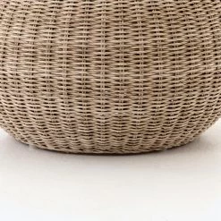 Woven Outdoor Accent Stool 12 Woven Outdoor Accent Stool -Home Comprehensive Shop 2014362 2