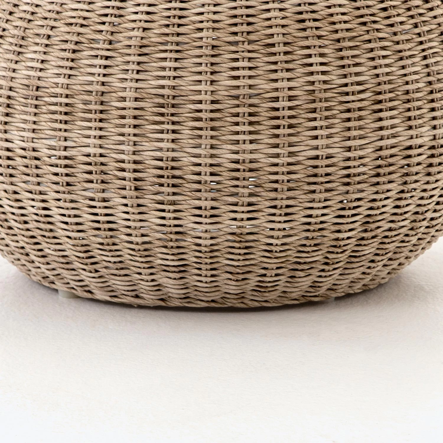Woven Outdoor Accent Stool 6 Woven Outdoor Accent Stool - Image 4