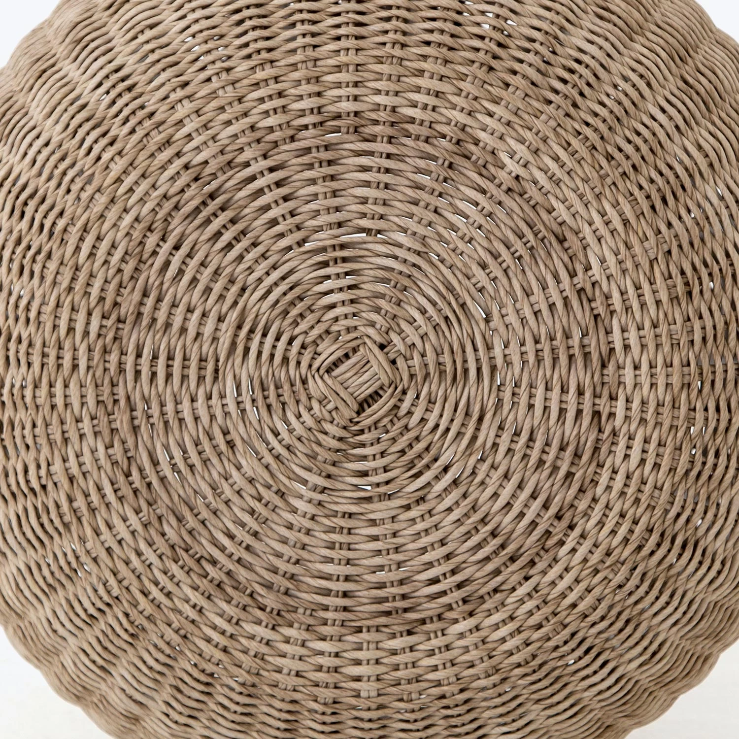 Woven Outdoor Accent Stool 5 Woven Outdoor Accent Stool - Image 3