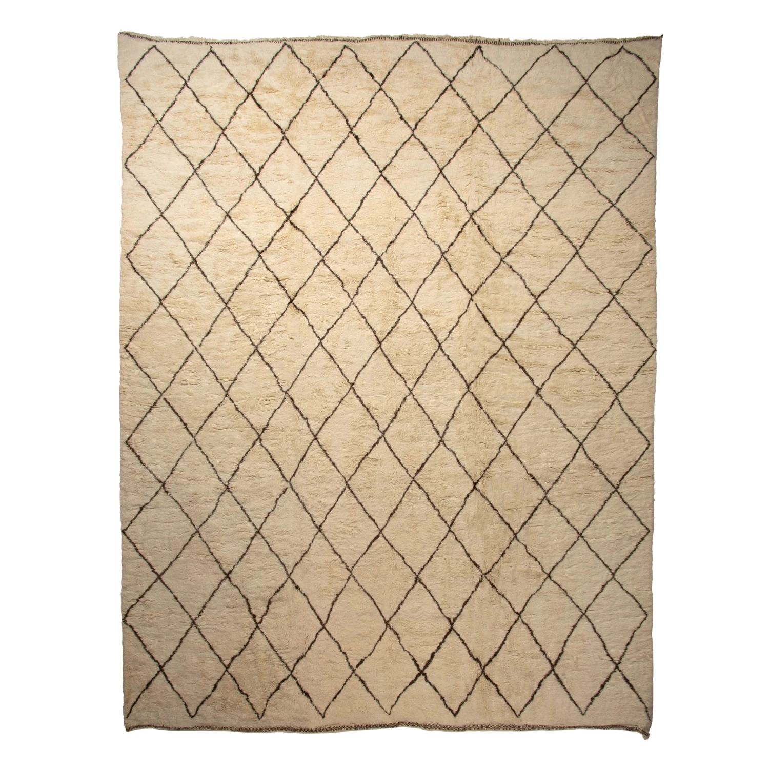 Beige Vintage Berber Moroccan Wool Rug - 17'7" X 22' 3 Beige Vintage Berber Moroccan Wool Rug - 17'7" X 22'