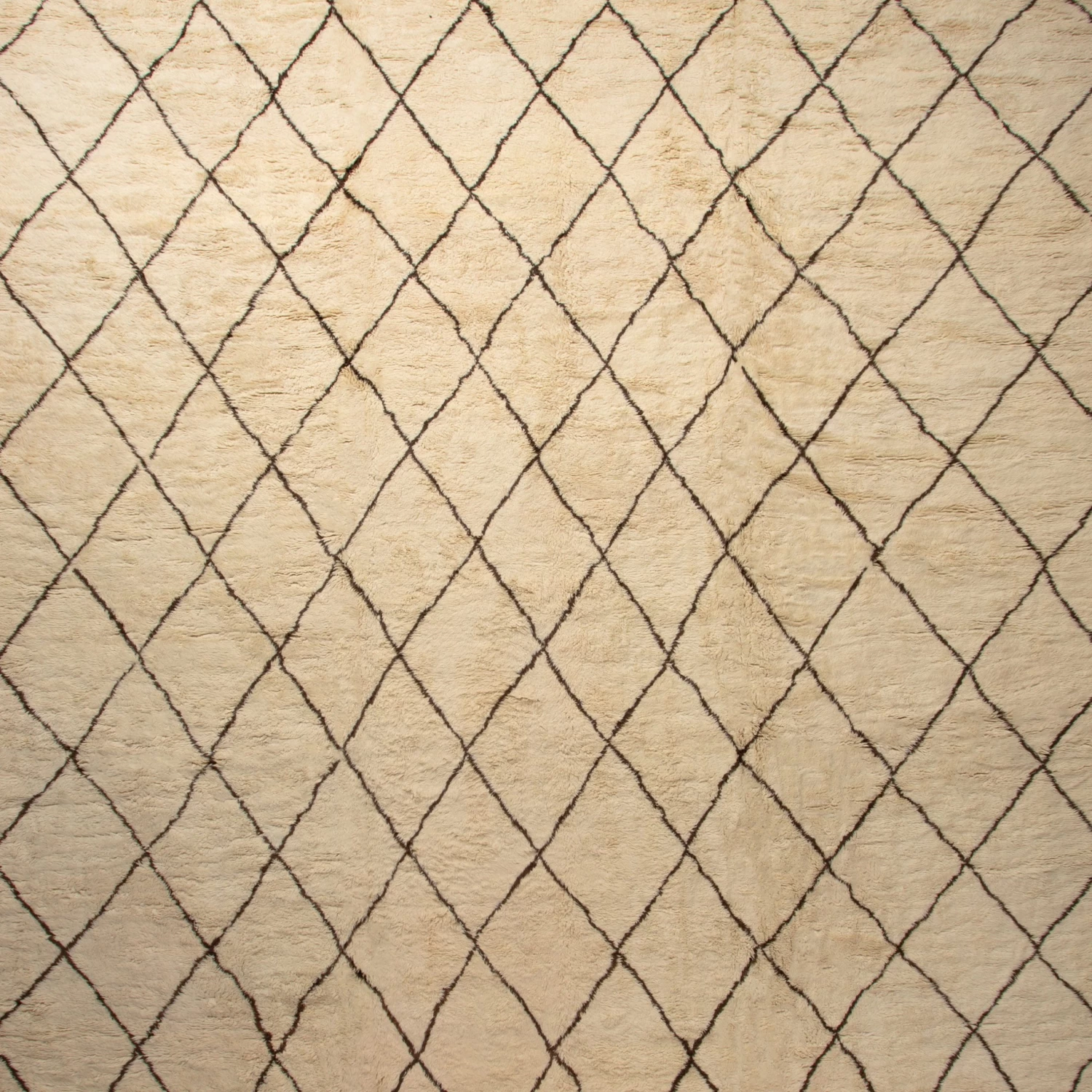 Beige Vintage Berber Moroccan Wool Rug - 17'7" X 22' 4 Beige Vintage Berber Moroccan Wool Rug - 17'7" X 22' - Image 2