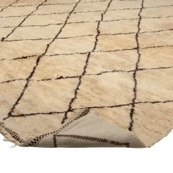 Beige Vintage Berber Moroccan Wool Rug - 17'7" X 22' 10 Beige Vintage Berber Moroccan Wool Rug - 17'7" X 22' -Home Comprehensive Shop 2014376 4