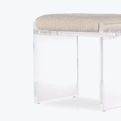 Lucite Upholstered Bench 20 Lucite Upholstered Bench -Home Comprehensive Shop 2014649 9
