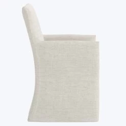 Linen Slipcover Dining Arm Chair 33 Linen Slipcover Dining Arm Chair -Home Comprehensive Shop 2015259 3