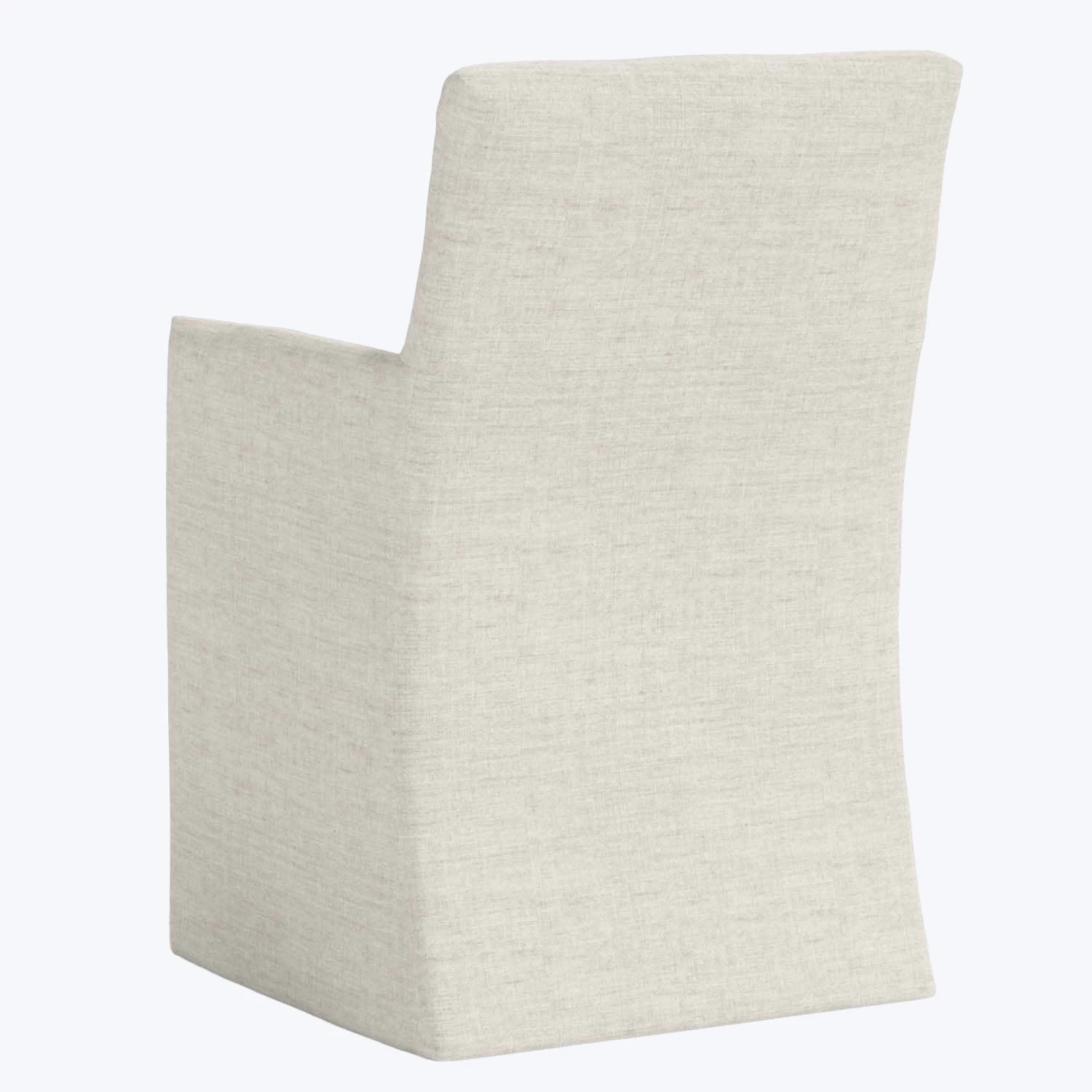 Linen Slipcover Dining Arm Chair 15 Linen Slipcover Dining Arm Chair - Image 13