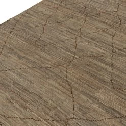 Brown Moroccan Wool Rug - 8'3" X 9'8" -Home Comprehensive Shop 26842 8 3X9 8 4