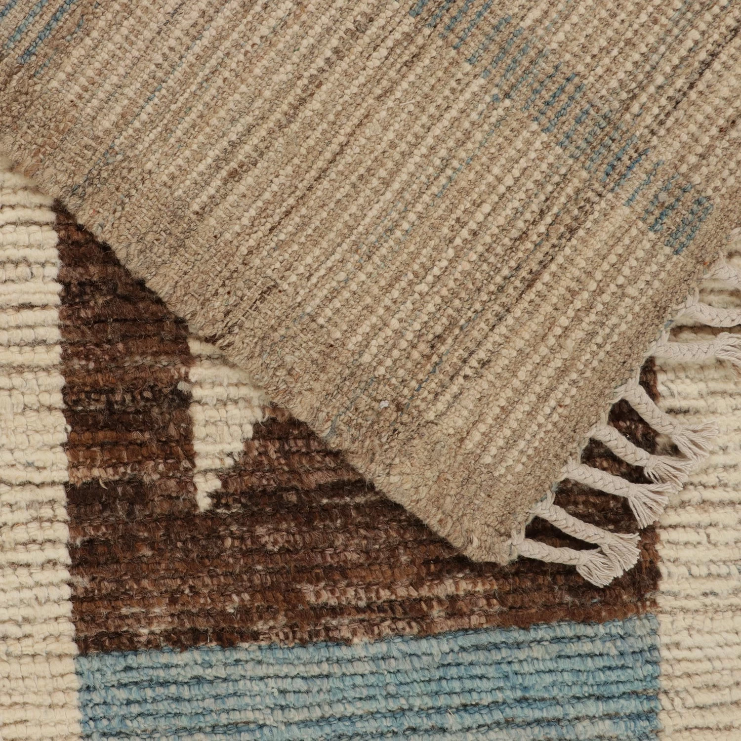 Multi Moroccan Wool Rug - 8'1" X 9'8" 9 Multi Moroccan Wool Rug - 8'1" X 9'8" - Image 7