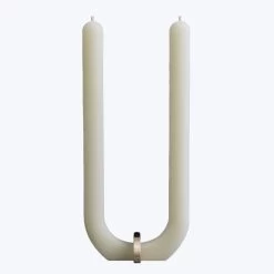 U Candle With Holder -Home Comprehensive Shop 3000671 2