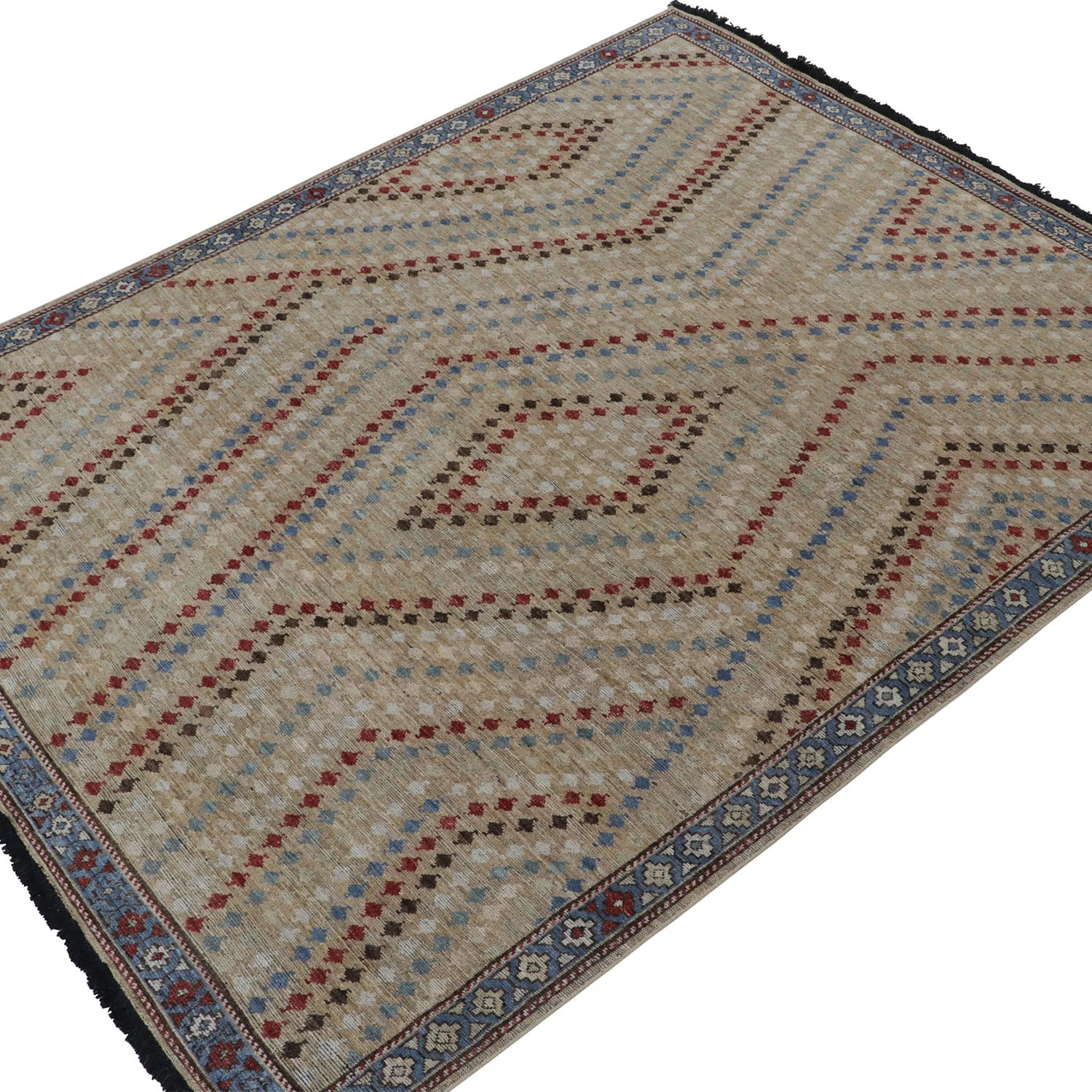 Multi Transitional Wool Rug - 8' X 10' 6 Multi Transitional Wool Rug - 8' X 10' - Image 4