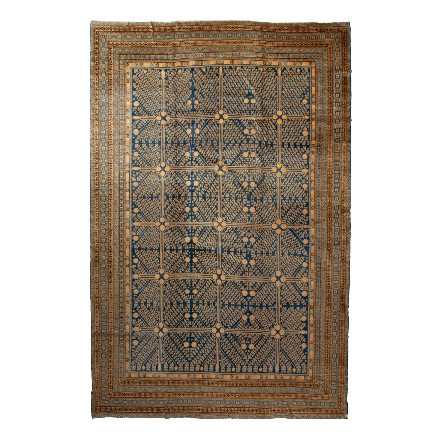 Green Antique Rug - 12'5" X 20' 3 Green Antique Rug - 12'5" X 20'