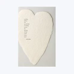 Kahlo Poetry Heart Card