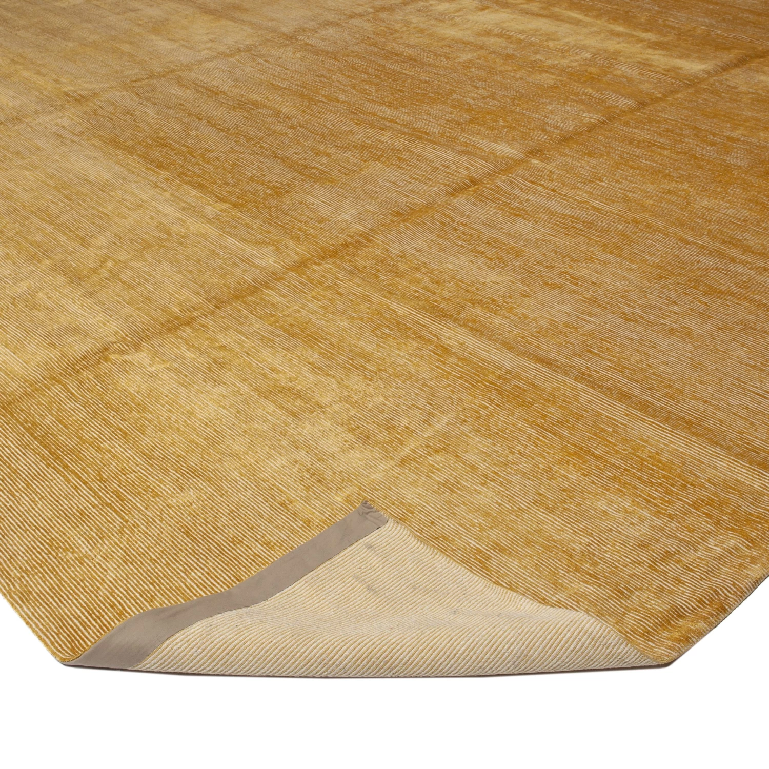 Orange Modern Wool Rug - 14'2" X 15' 7 Orange Modern Wool Rug - 14'2" X 15' - Image 5