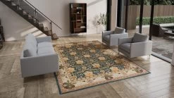 Blue Traditional Wool Rug - 9' X 12'7" -Home Comprehensive Shop 3002447 1 87d24def 77fb 4256 865c a38e7a2a42d2
