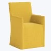 Linen Slipcover Dining Arm Chair -Home Comprehensive Shop 3002868 1