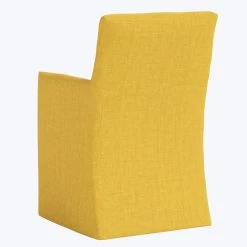 Linen Slipcover Dining Arm Chair 24 Linen Slipcover Dining Arm Chair -Home Comprehensive Shop 3002868 4