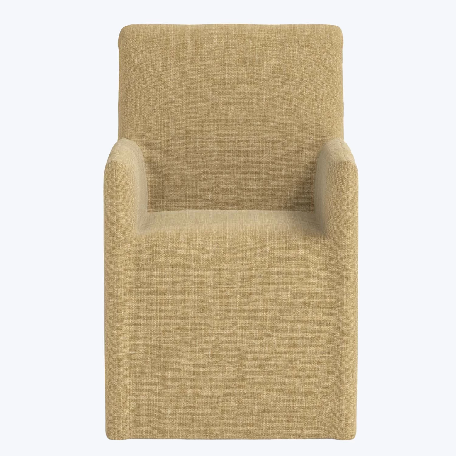Linen Slipcover Dining Arm Chair 11 Linen Slipcover Dining Arm Chair - Image 9