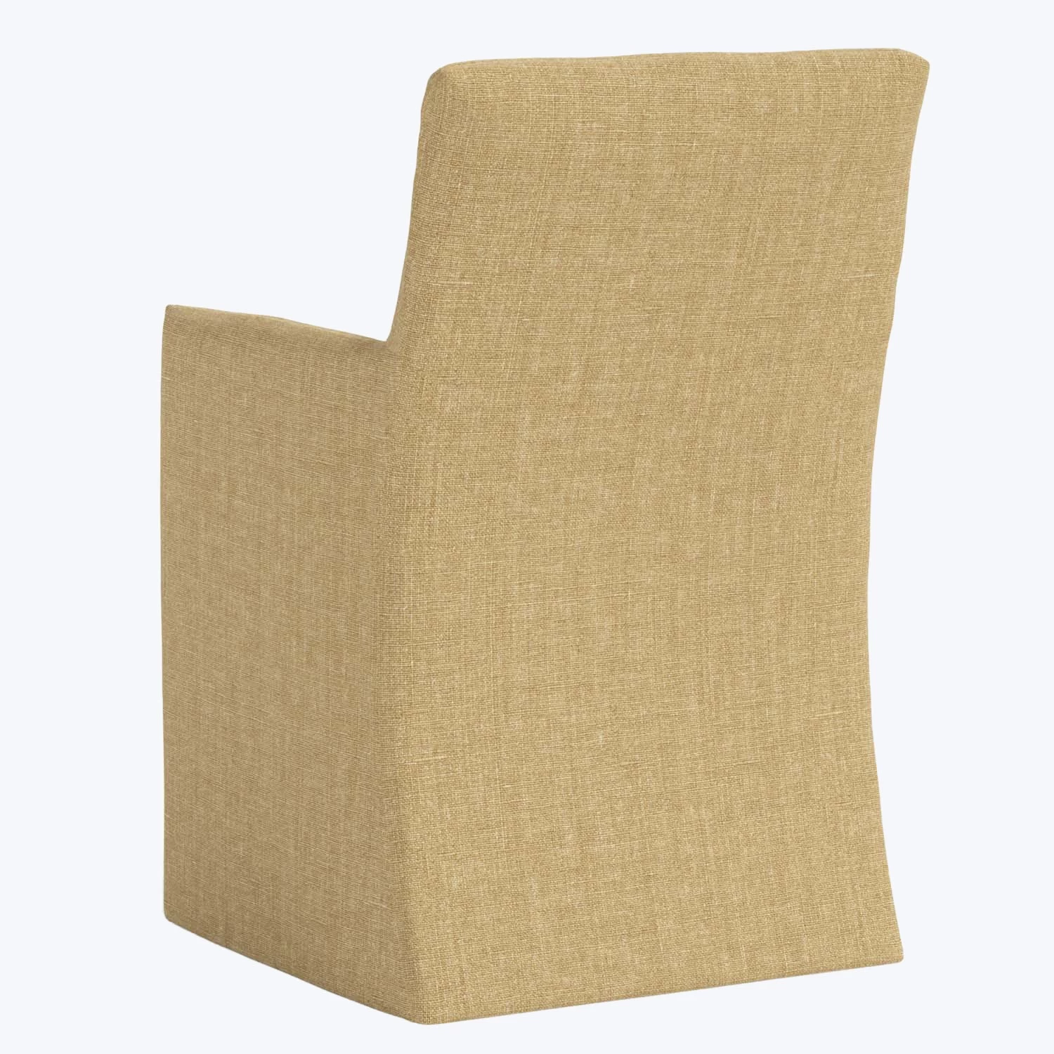 Linen Slipcover Dining Arm Chair 10 Linen Slipcover Dining Arm Chair - Image 8