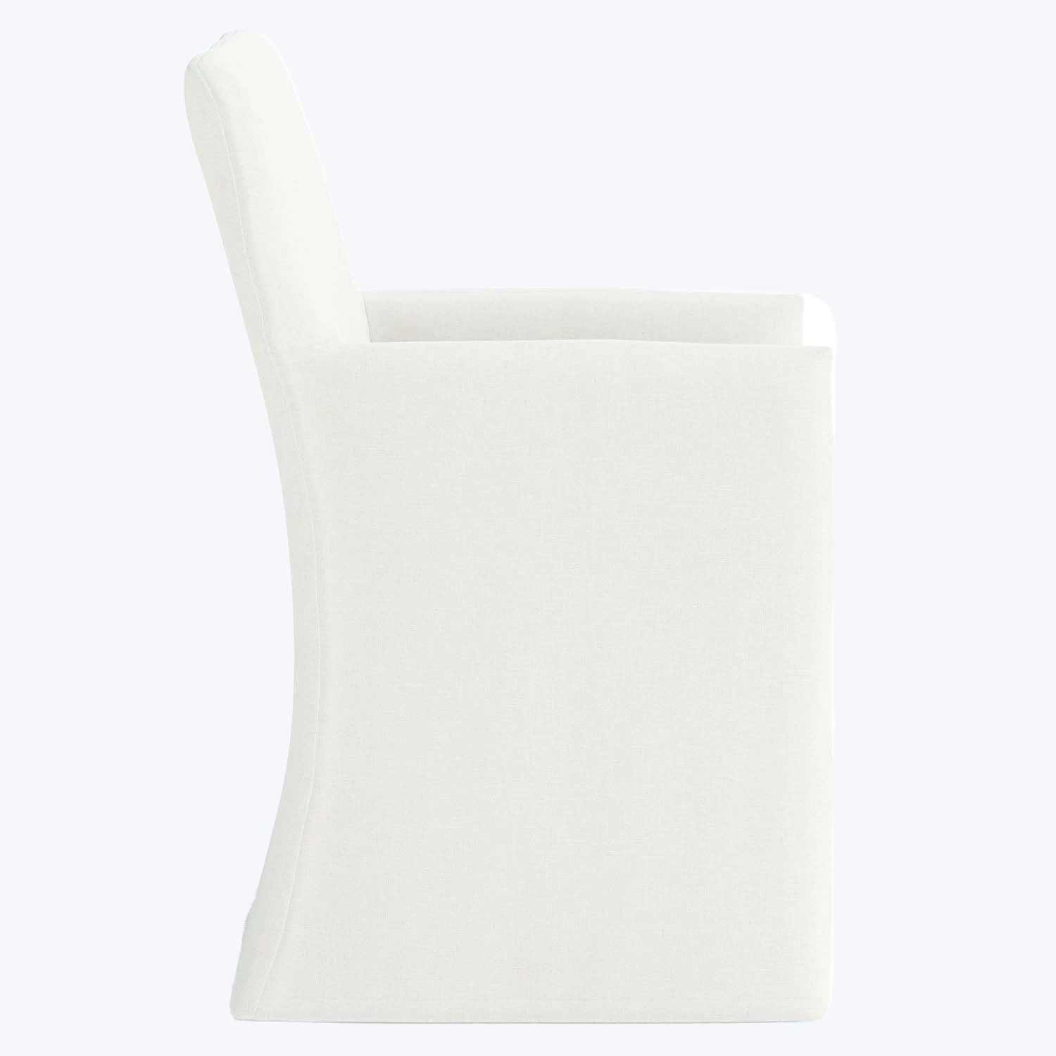 Linen Slipcover Dining Arm Chair 19 Linen Slipcover Dining Arm Chair - Image 17