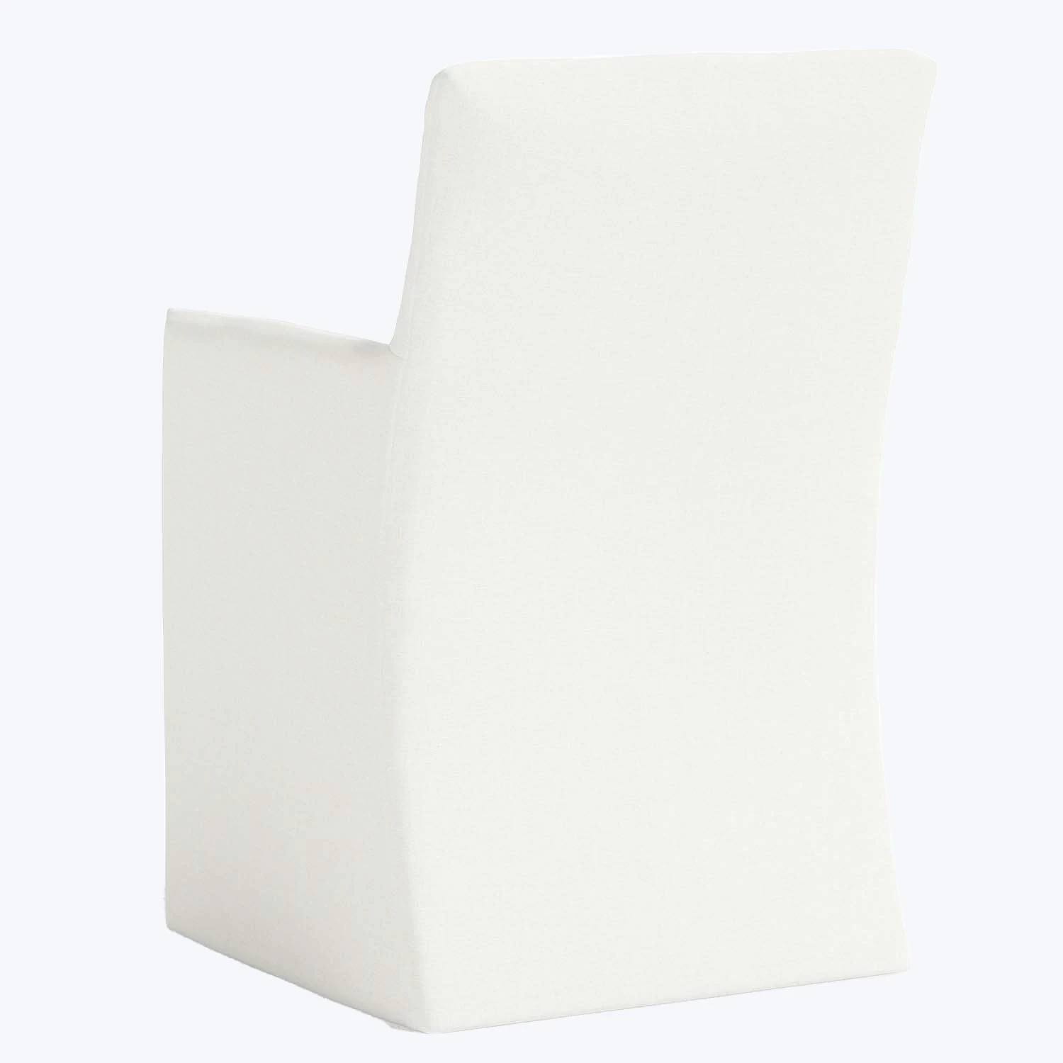 Linen Slipcover Dining Arm Chair 20 Linen Slipcover Dining Arm Chair - Image 18