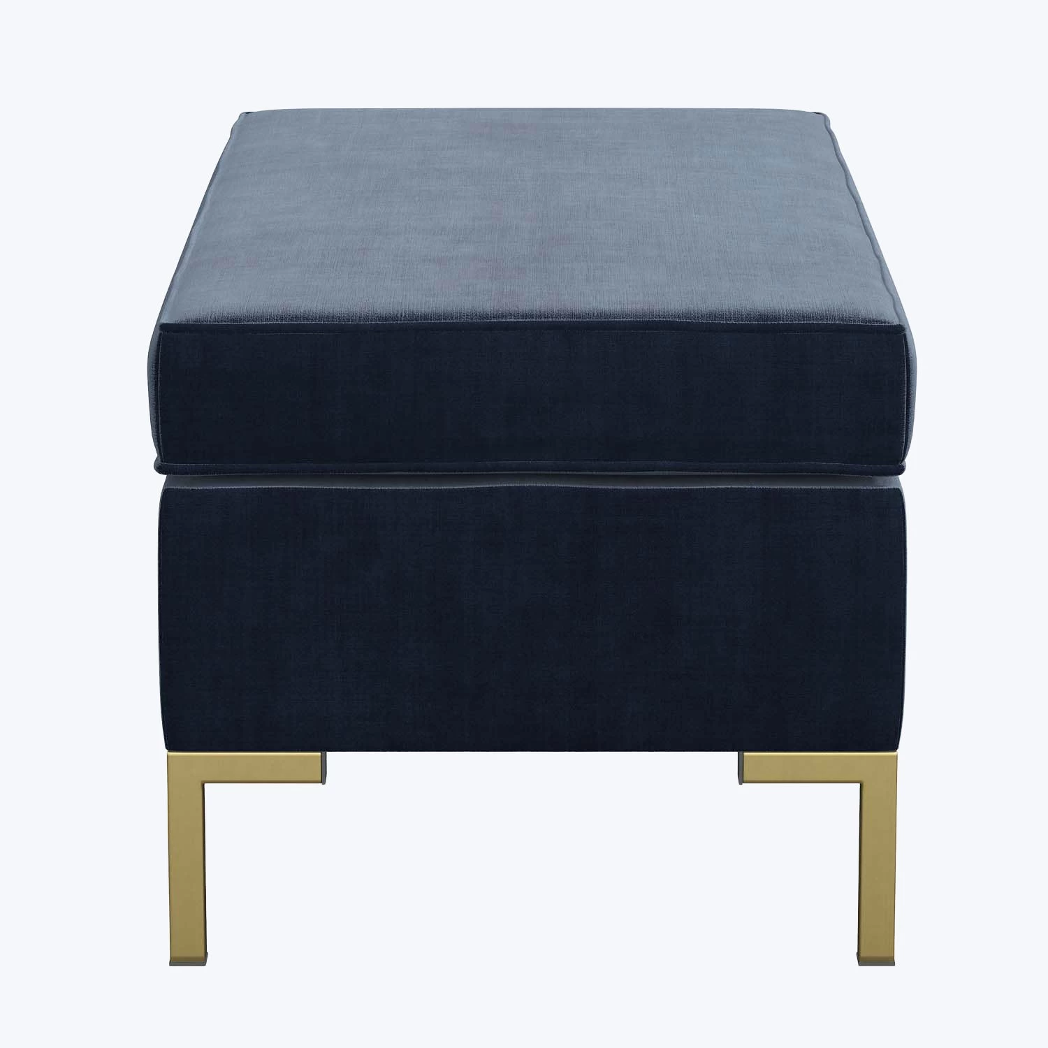 Emily Velvet Ottoman 4 Emily Velvet Ottoman - Image 2