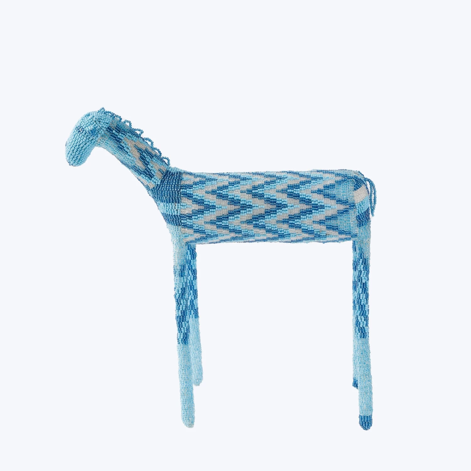Blue Beaded Horse 7 Blue Beaded Horse - Image 5
